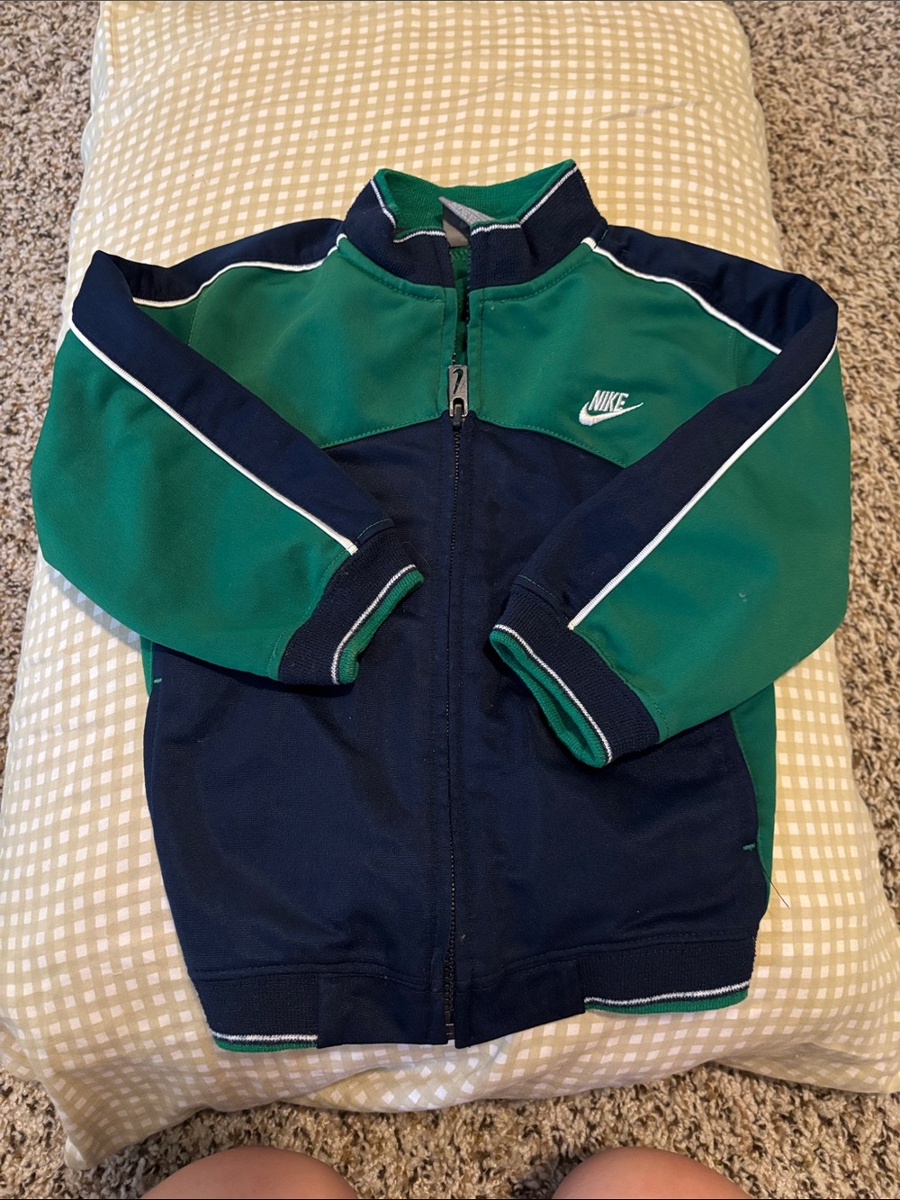 Nike Green & Navy Retro Track Jacket